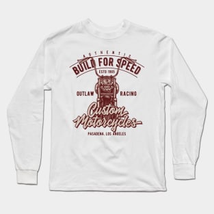 Vintage Motorcycles Long Sleeve T-Shirt